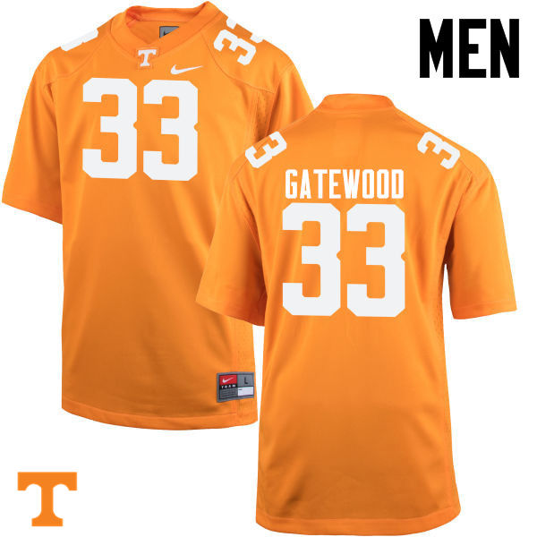 Men #33 MaLeik Gatewood Tennessee Volunteers College Football Jerseys-Orange - Click Image to Close